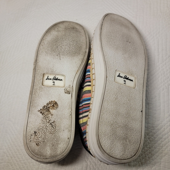 Sam Edelman size 9 multi colored lace up shoes.  EUC. - Picture 8 of 10